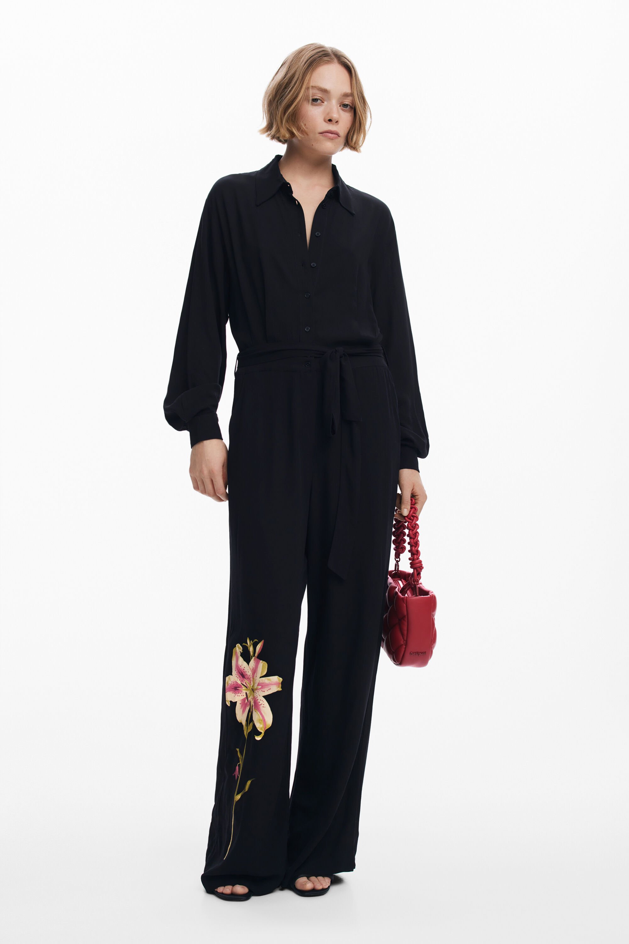Lily belt jumpsuit
