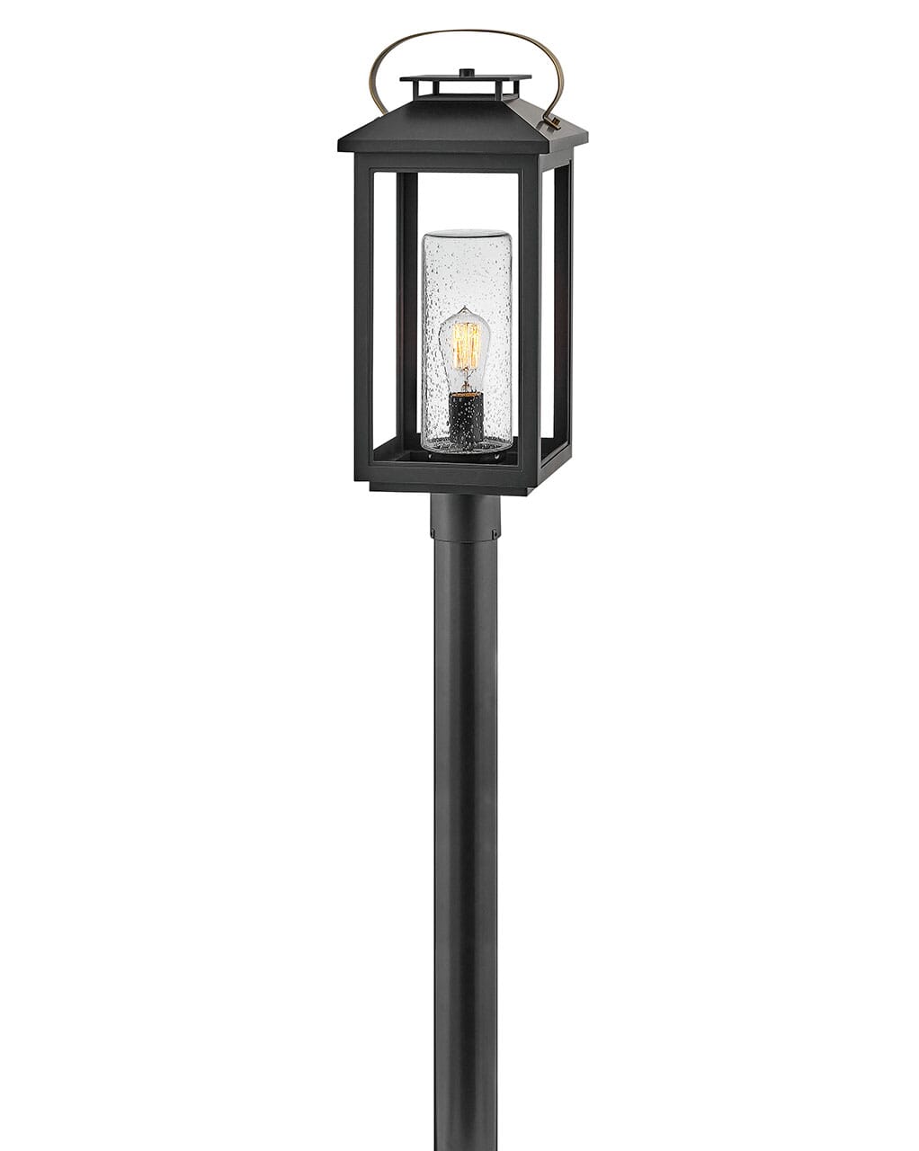 Black LED Post Top or Pier Mount Lantern from the Atwater Collection
