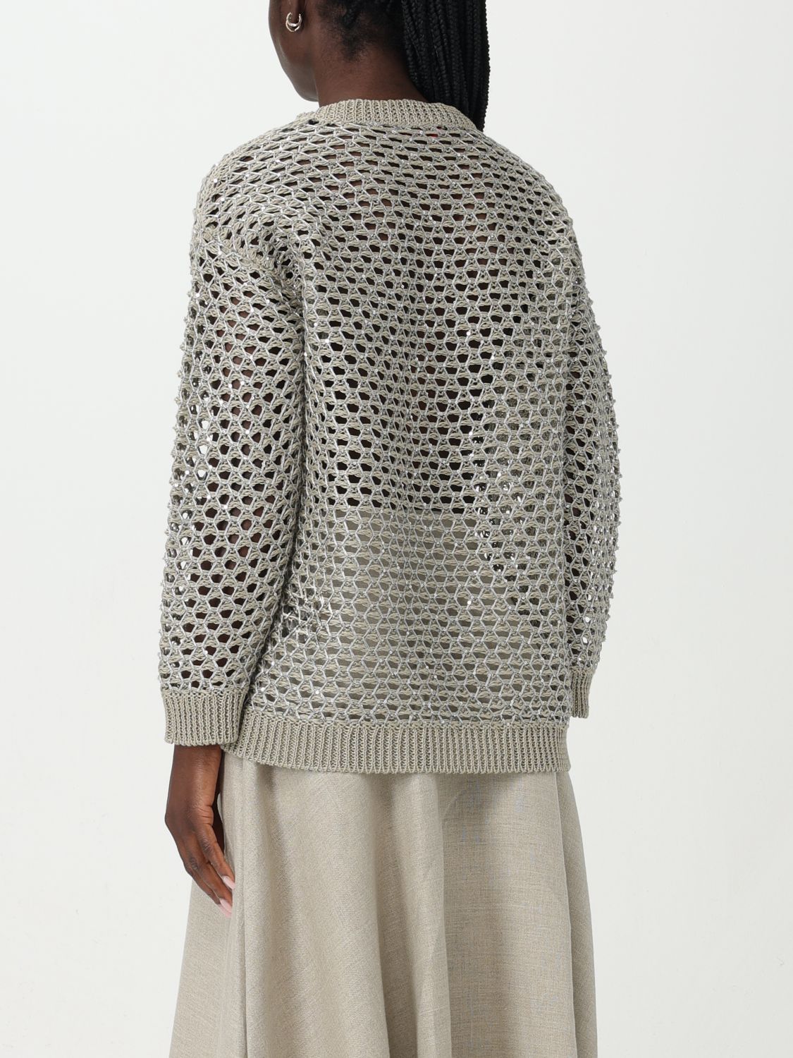 Sweater Woman color Ecru
