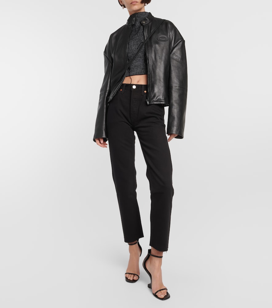 '70s Stove Pipe straight jeans