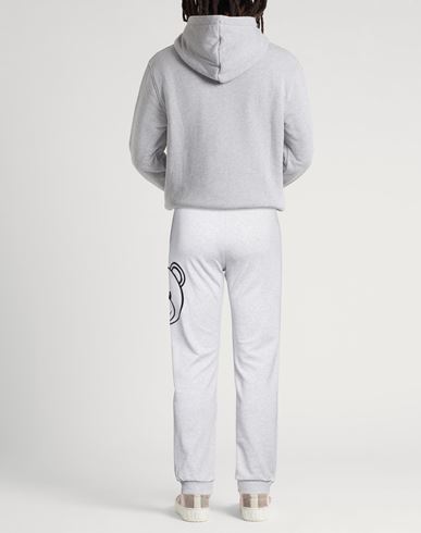 Man Pants Light grey Size L Cotton