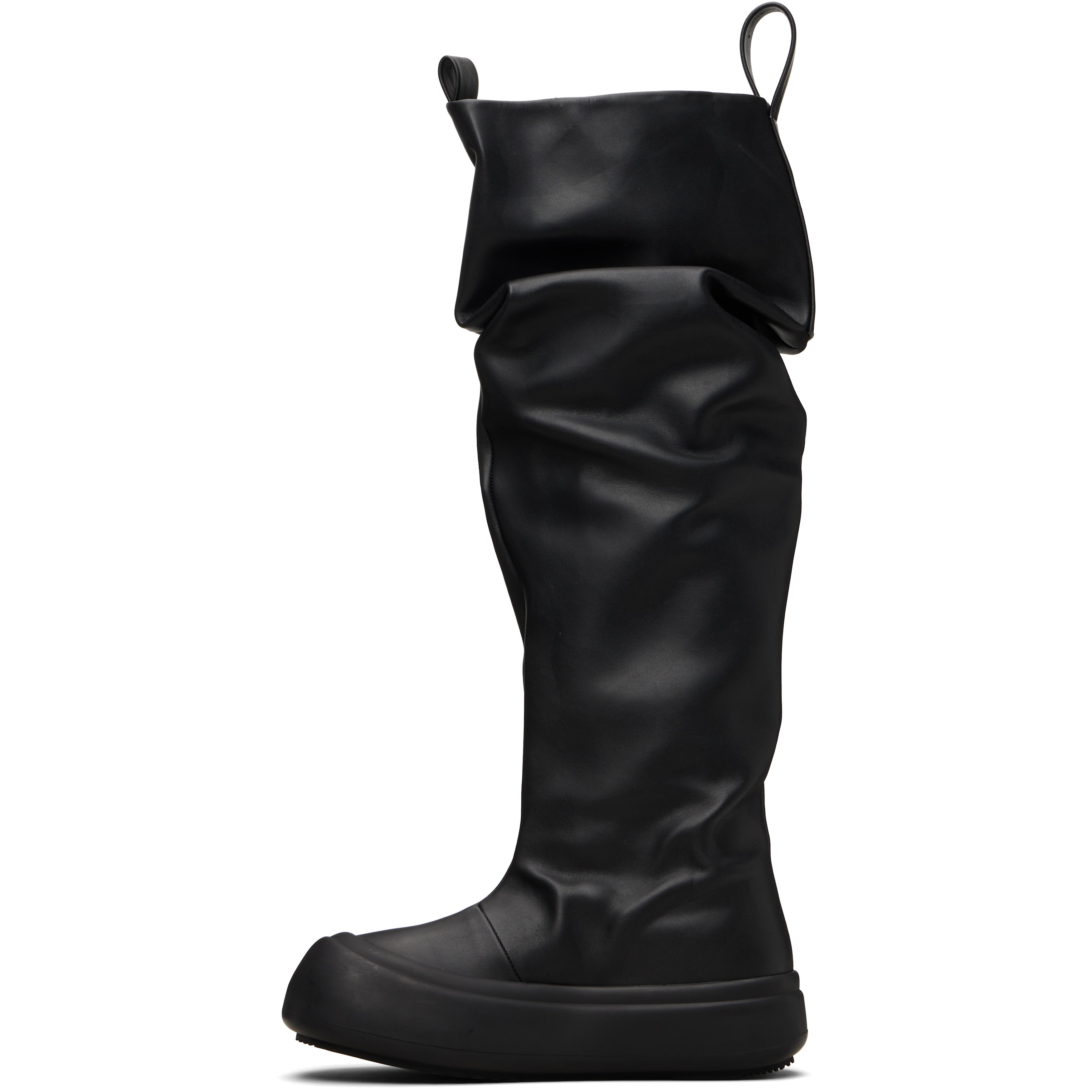 Black Fisherman Chelsea Boots