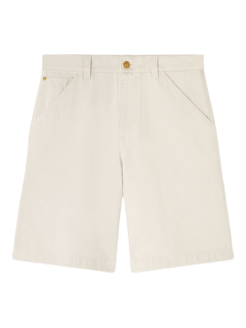 Versace Medusa Biggie denim cargo shorts - Neutrals