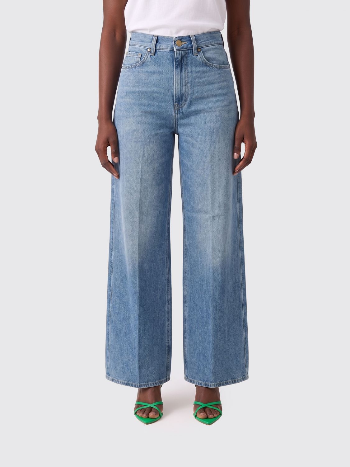 Jeans Woman color Denim
