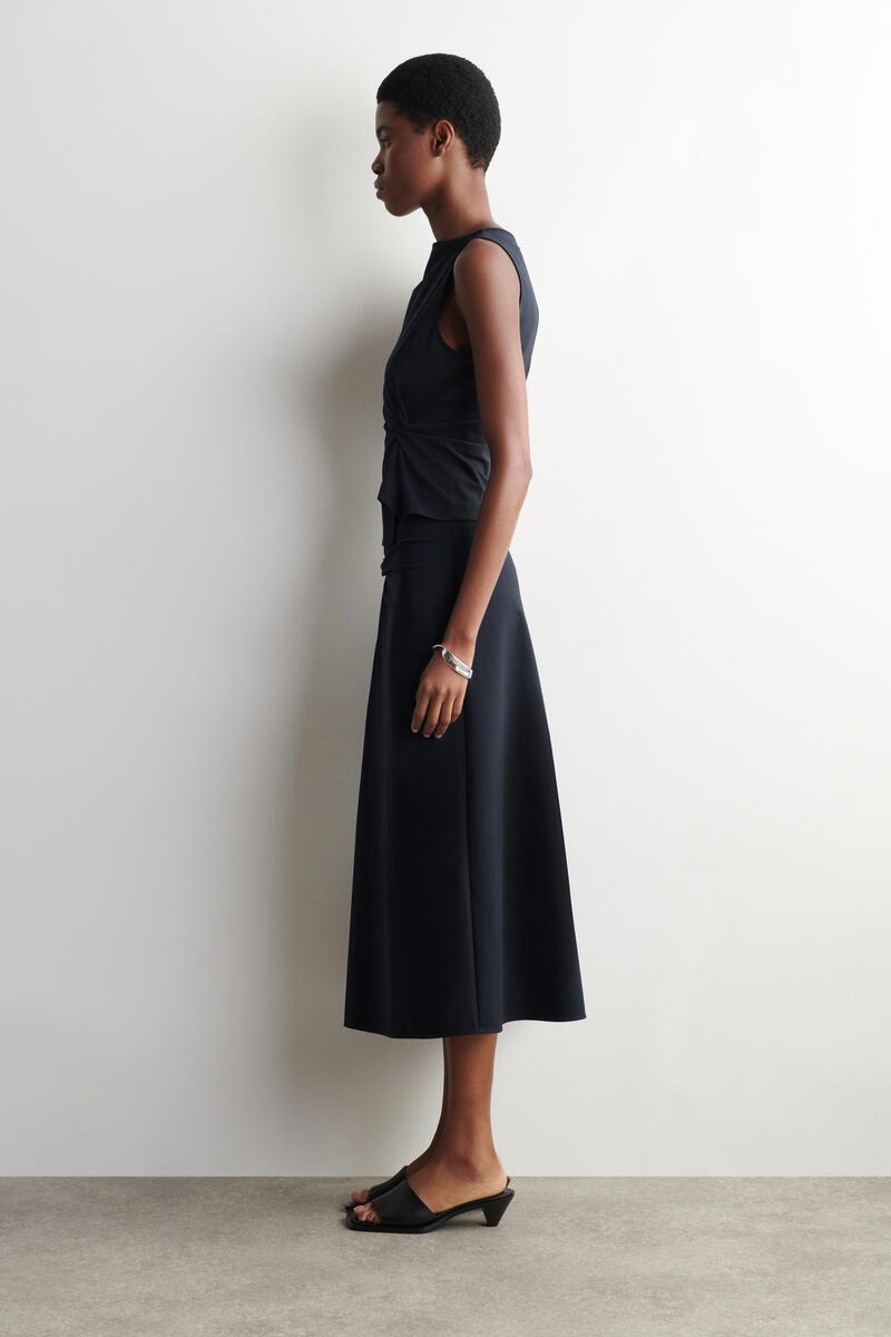 Twist-Detail Jersey Top