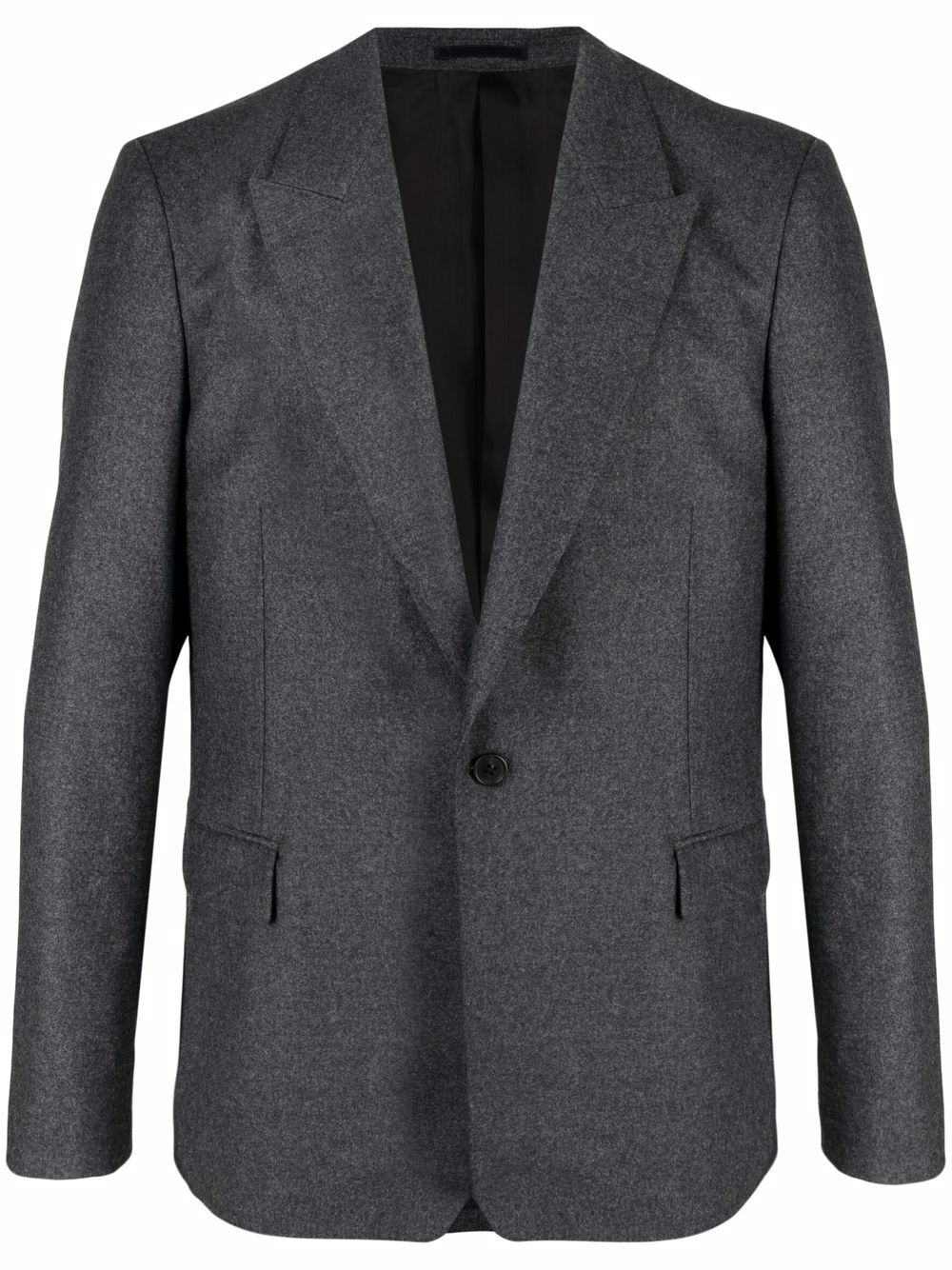 Peak lapels single-breasted blazer - Grey