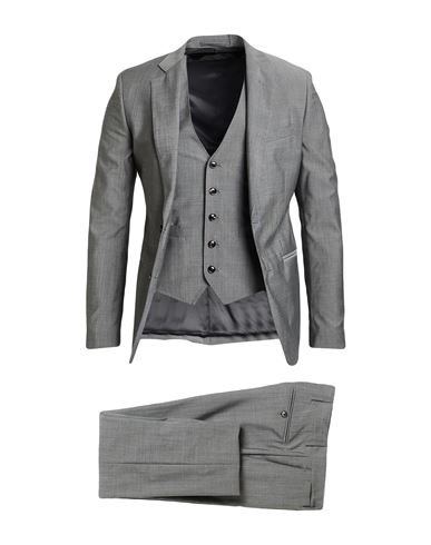 Man Suit Light grey Size 34 Virgin Wool