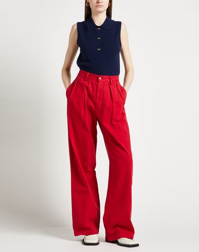 Woman Pants Red