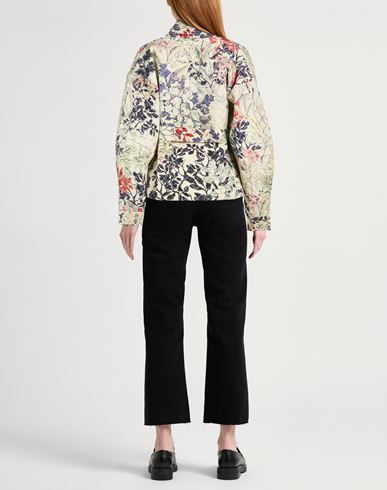 Woman Jacket Ivory Size M/L Organic cotton, Lycra