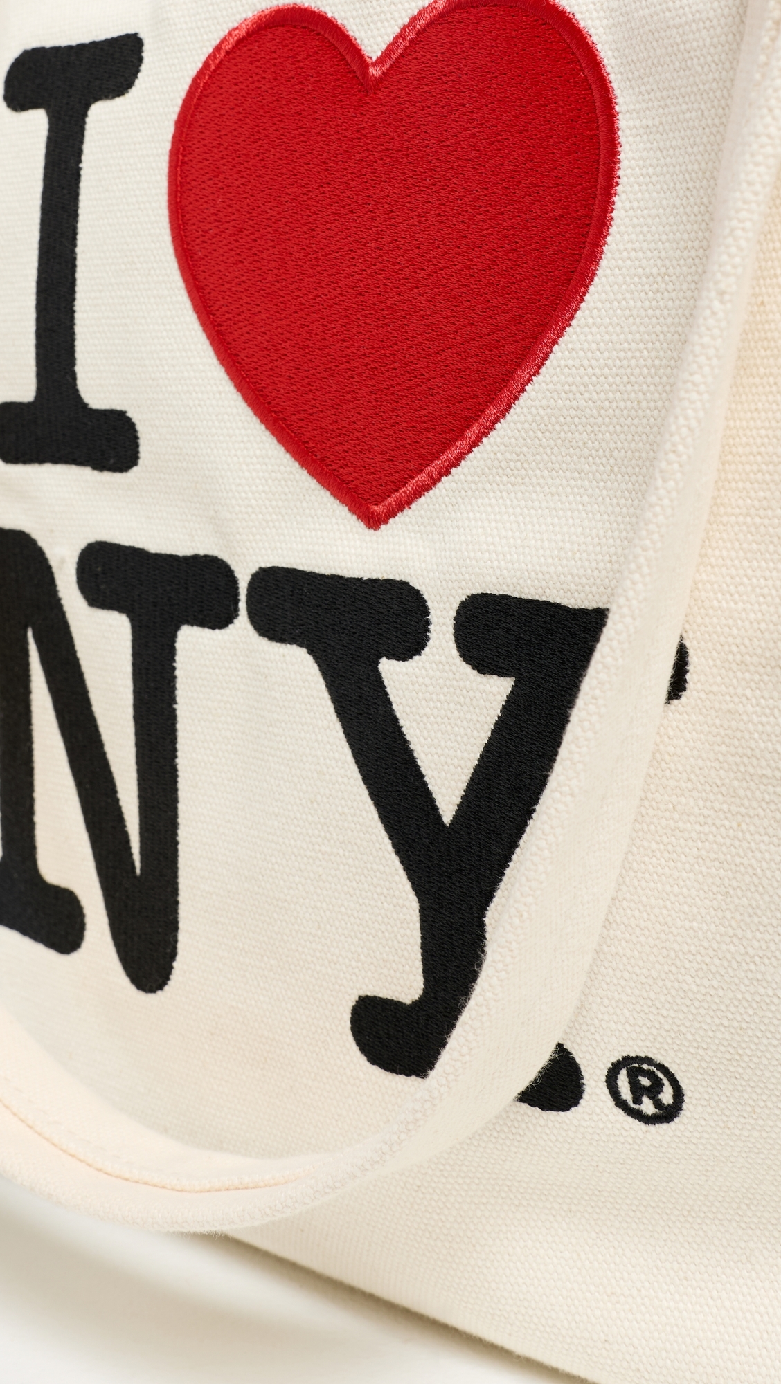 Horizontal Zip Duck Bag I Love NY One Size