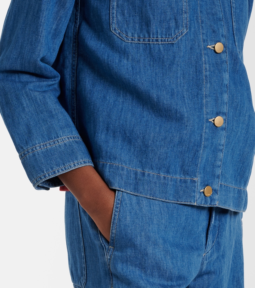 Galante cotton and linen denim jacket