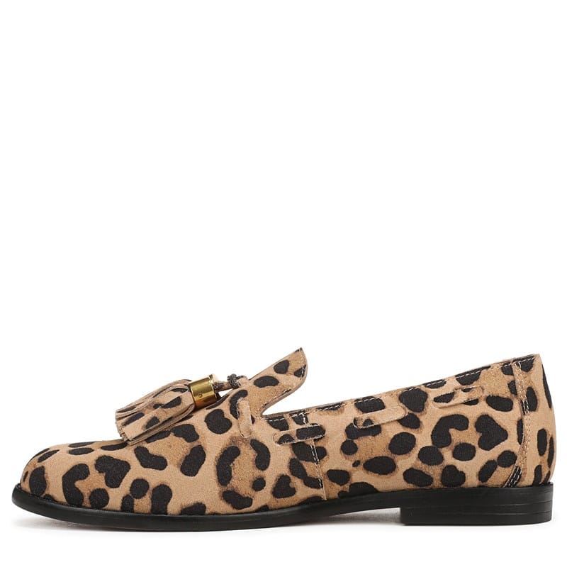 Women's Hartlie Tassel Loafers (Brown Leopard Print Suede)