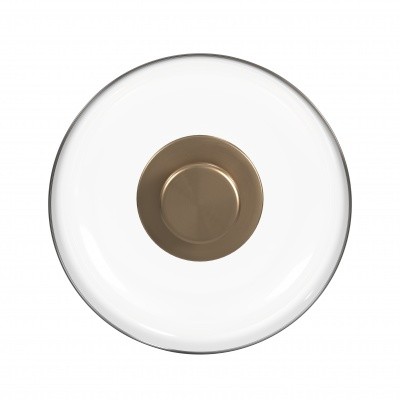 Brushed Brass LED Wall Sconce from the Cosmopolitan Collection