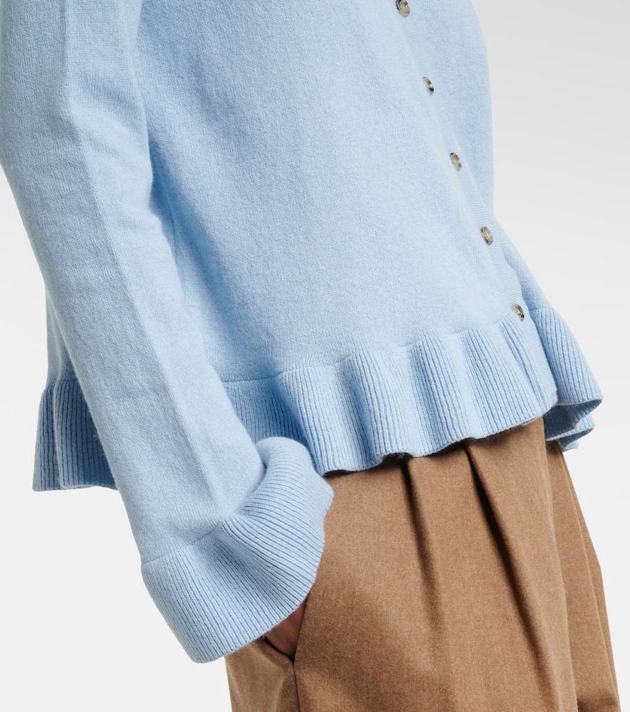 Cotton and cashmere cardigan
