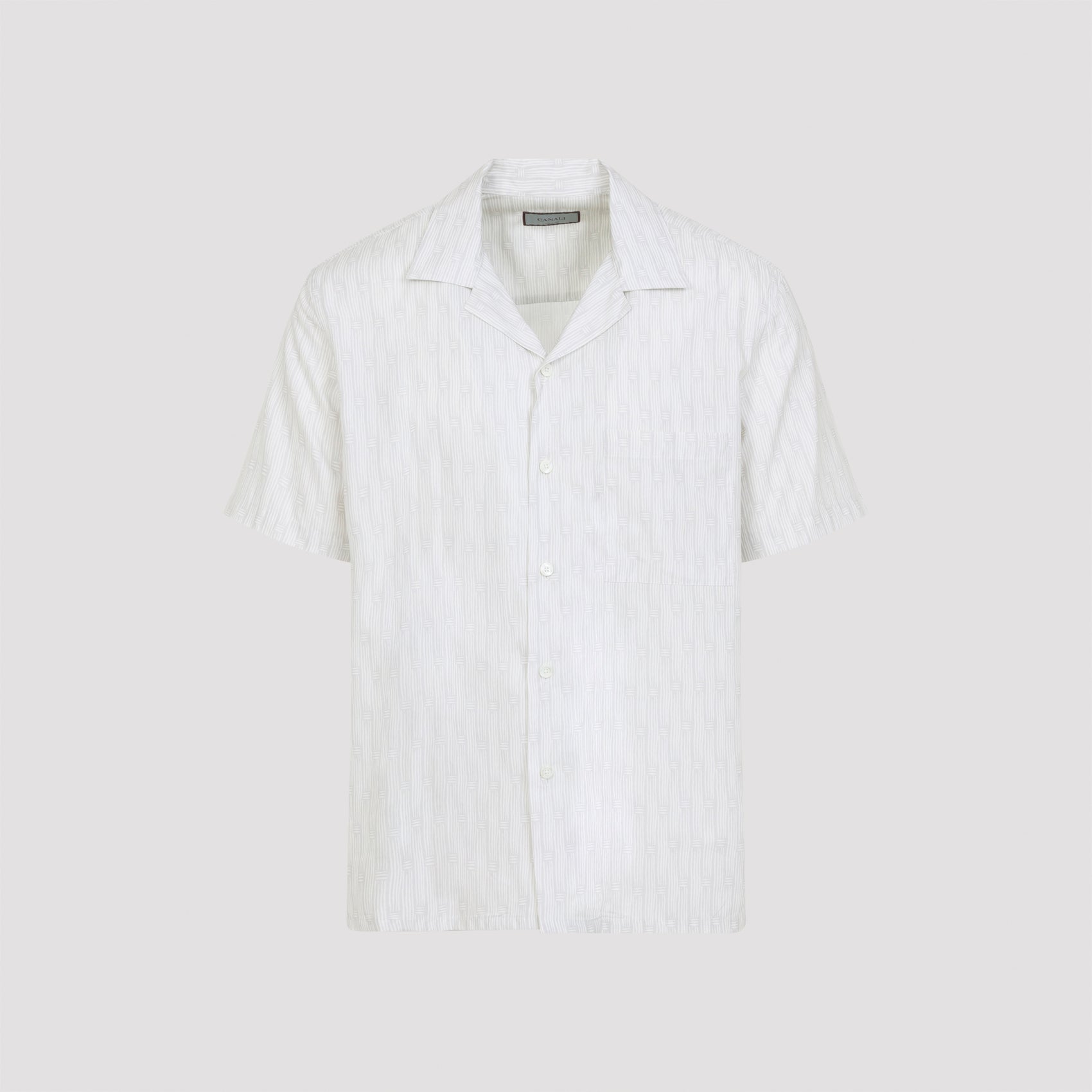 Printed Linen and Cotton Boxy-fit Shirt