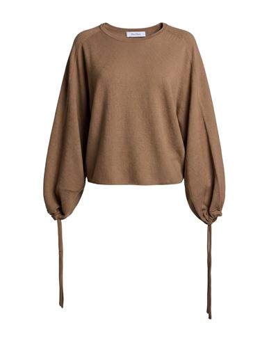 Woman Sweater Light brown Size S Virgin Wool