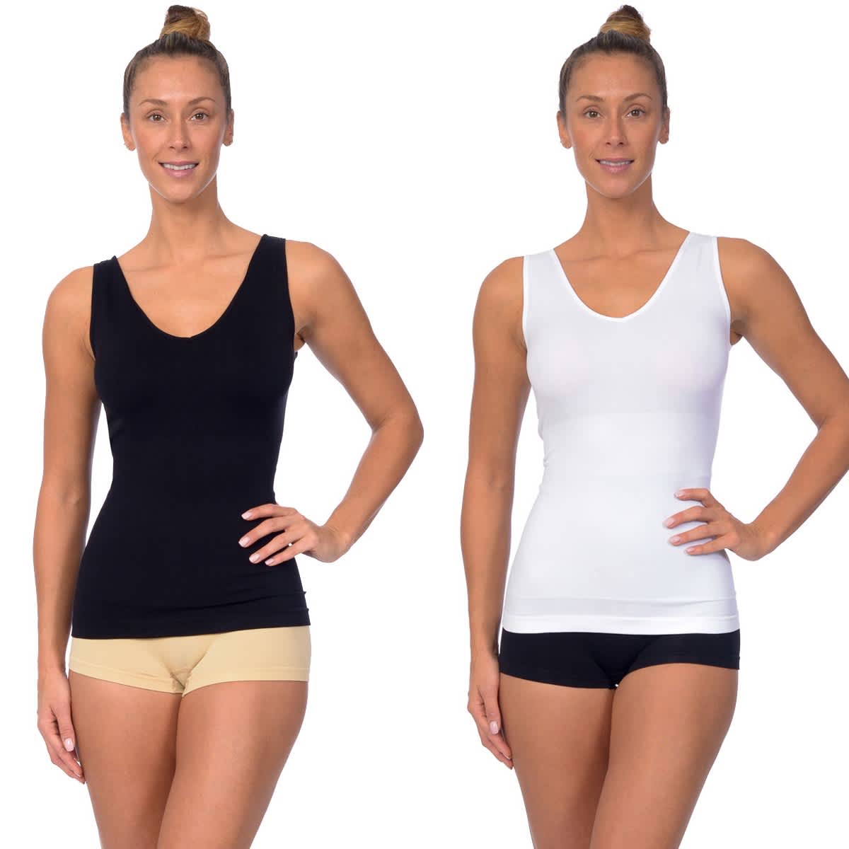 Reversible Shaping Tank Top 2 Pack