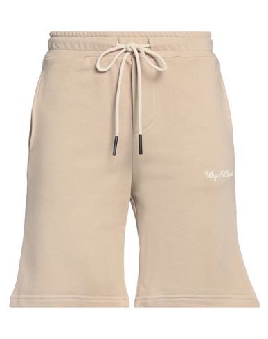 Man Shorts & Bermuda Shorts Beige Size S Cotton, Polyester