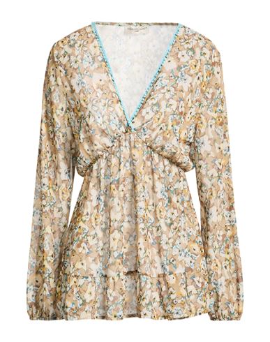 Première Dame Woman Top Beige Size L Polyester