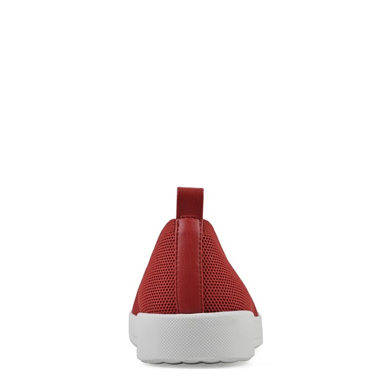 Women's Upright Slip On Sneakers (Cruella Red Fabric)