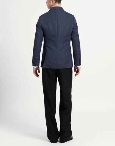 Man Blazer Midnight blue Size 42 Viscose, Polyester