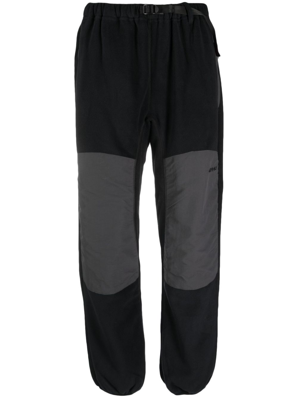 Polartec panelled fleece track pants - Green