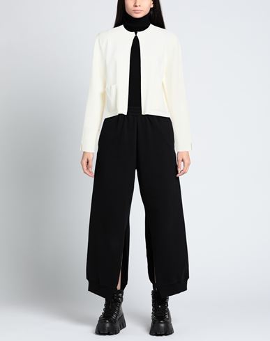 Woman Cardigan White Size 4 Viscose, Nylon