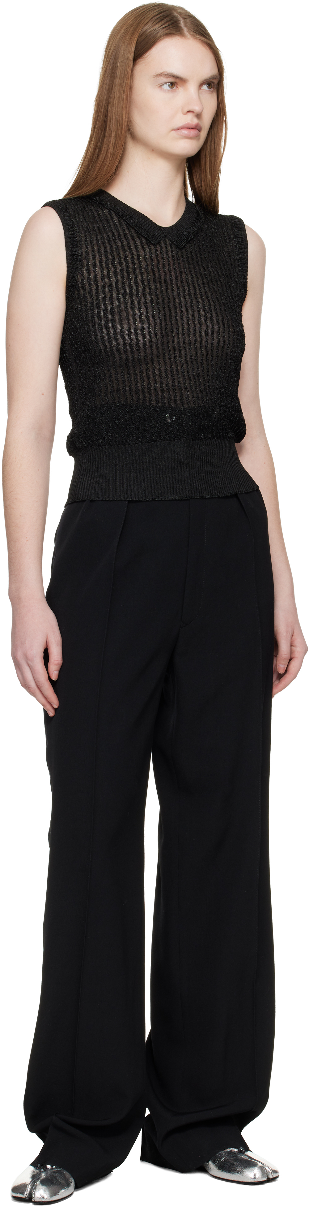 Black Knit Vest