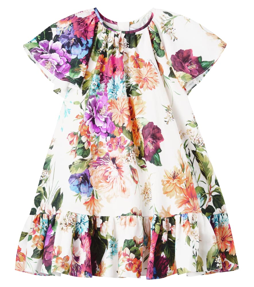 Floral linen dress