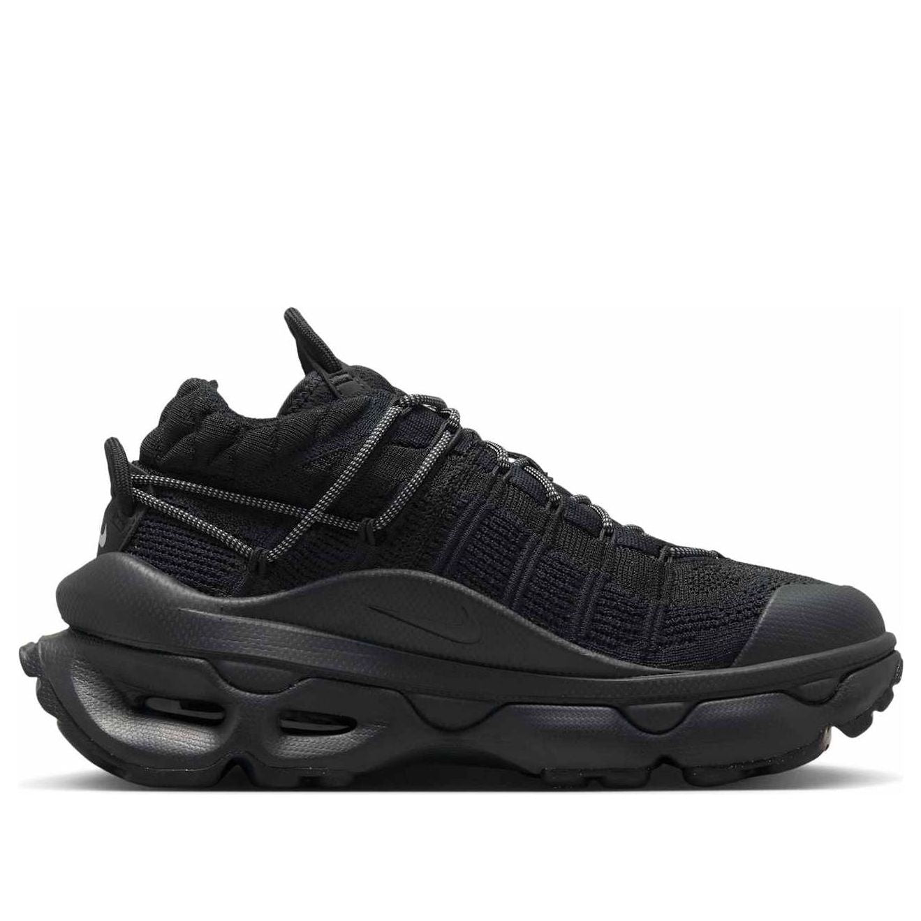 (WMNS) Air Max Flyknit Venture 'Black Metallic Silver'