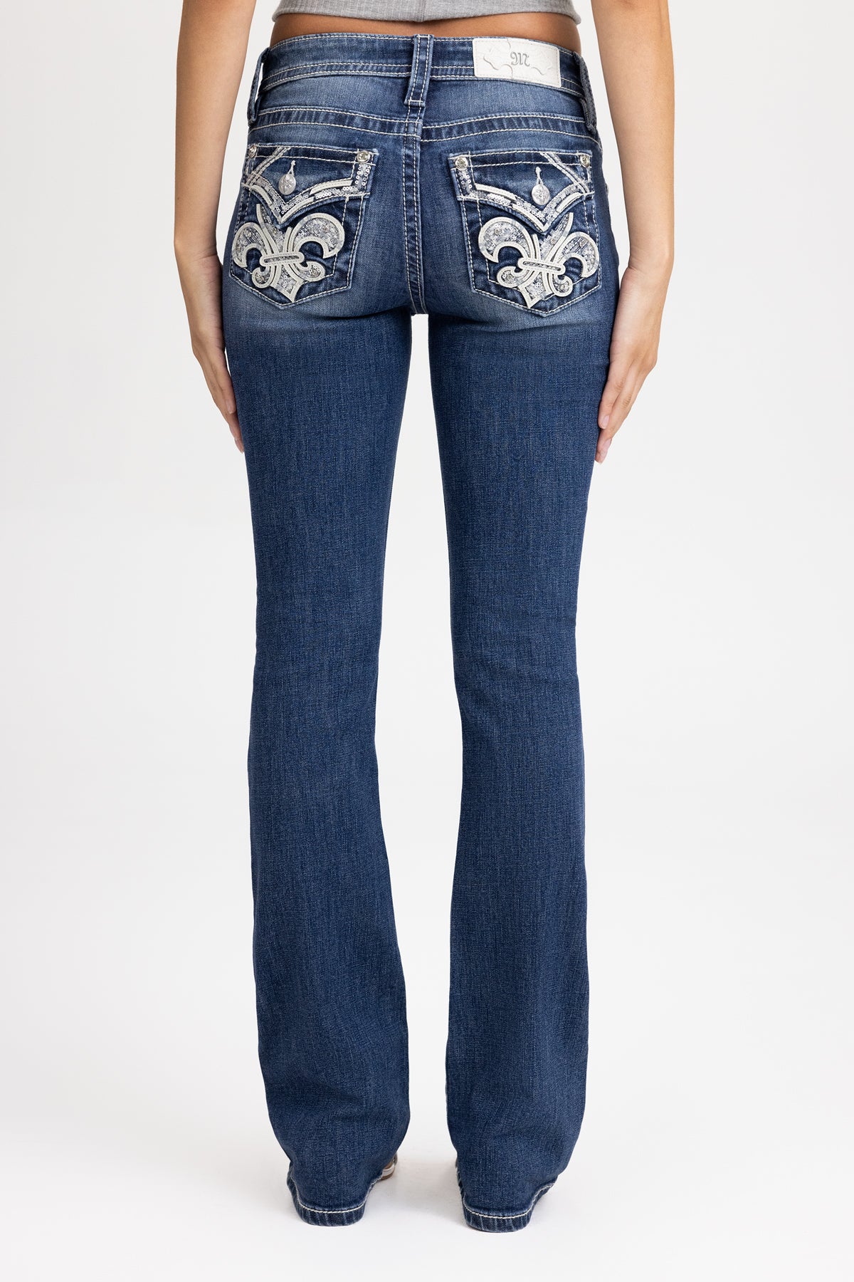 "Vera Fleur Bootcut Jeans