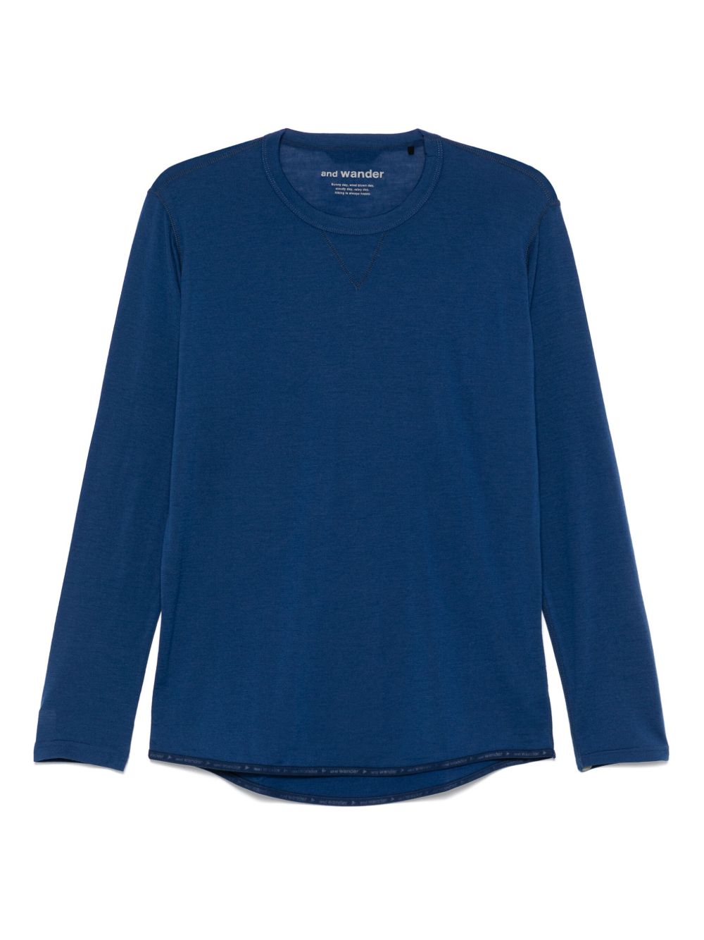 And Wander long-sleeve T-shirt - Black