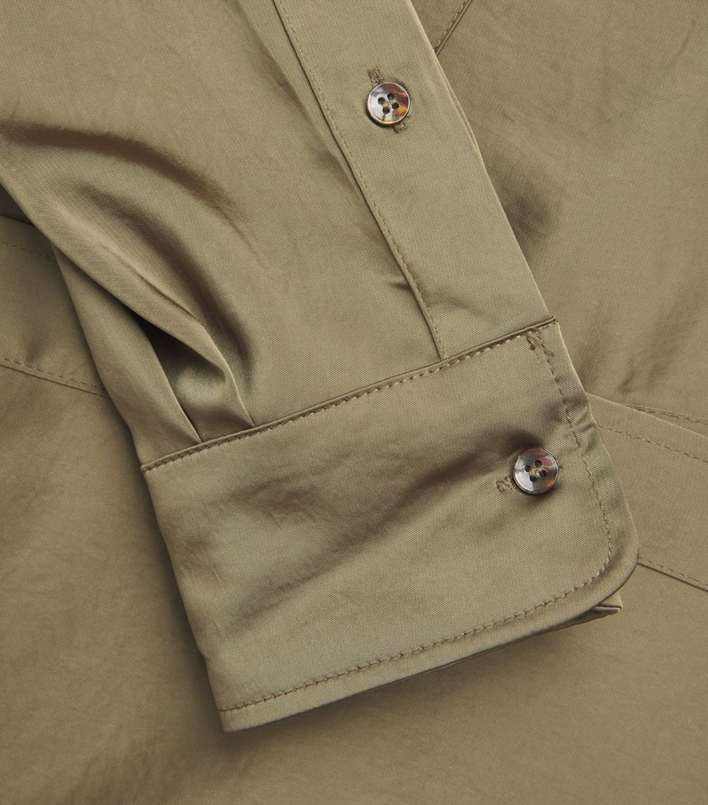 Satin-Effect Shirt