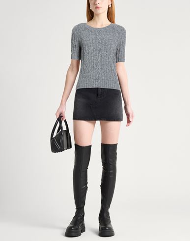 Woman Sweater Grey Size L Acrylic, Polyamide, Wool, Alpaca wool, Elastane