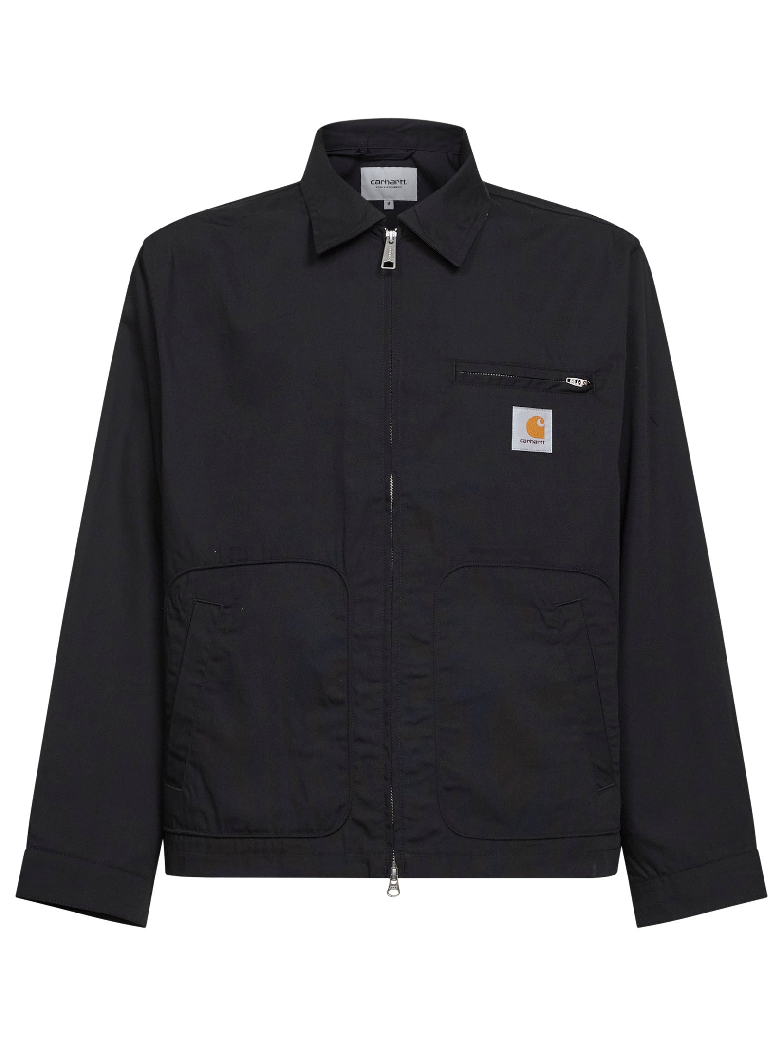 Cotton Bomber Jacket — Black