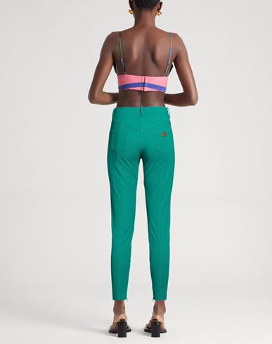 Woman Pants Emerald green Size 4 Polyamide, Elastane