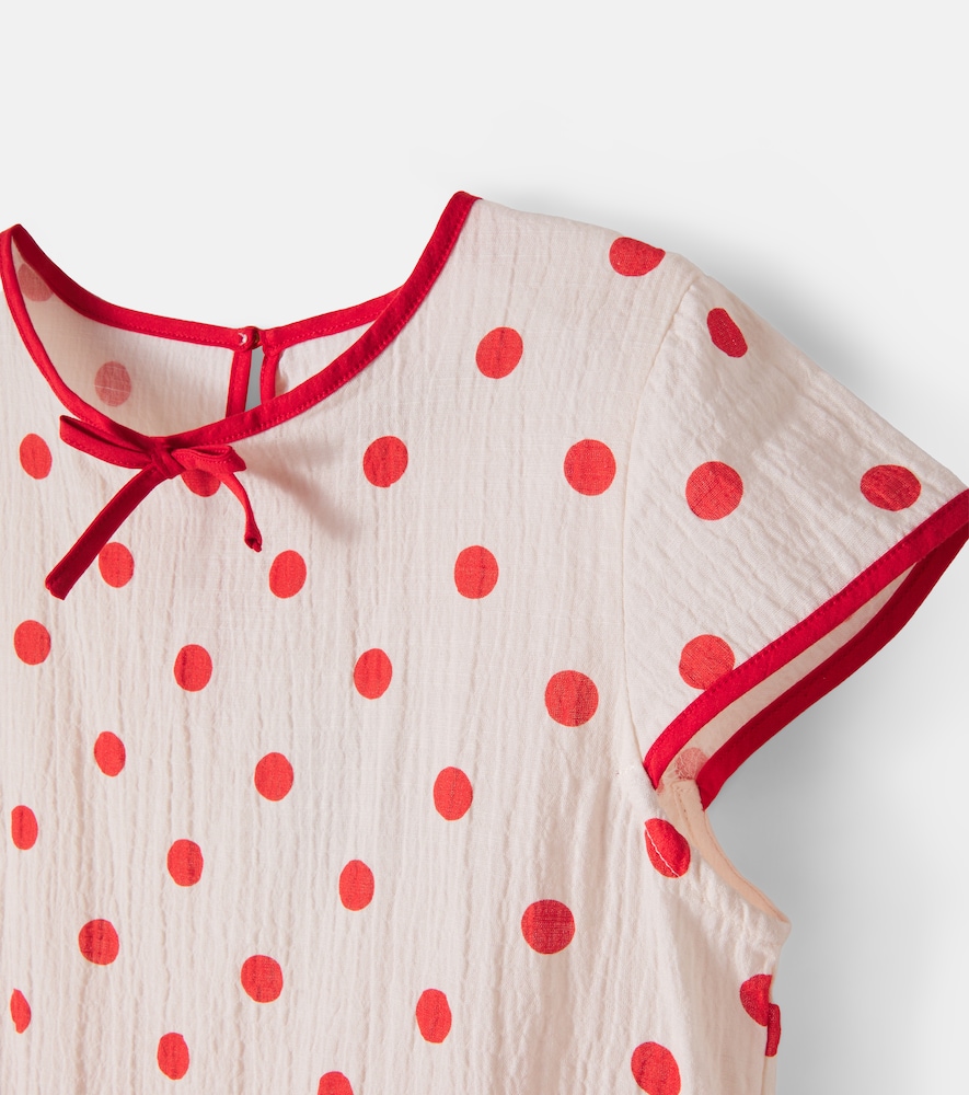 Konges Sløjd Vivo polka-dot cotton-blend dress