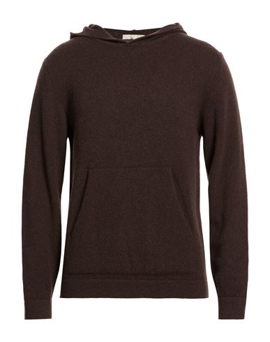 Man Sweater Dark brown Size L Cashmere