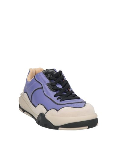 Man Sneakers Purple Size 9 Calfskin