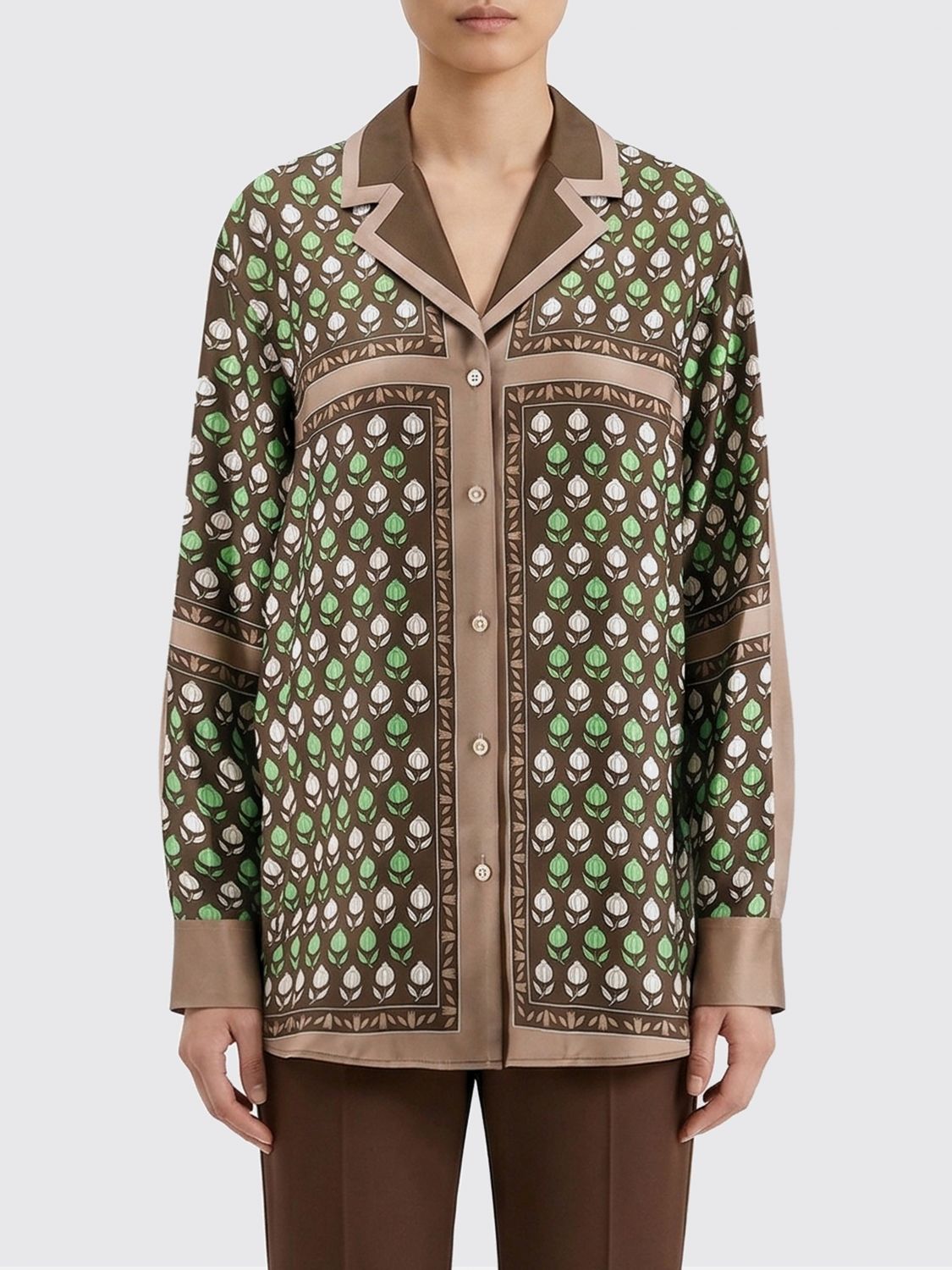 Shirt Woman color Brown