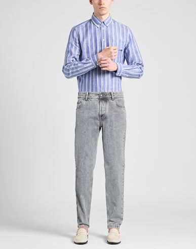 Man Jeans Grey Size 36 Cotton