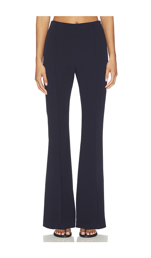 Smythe Pintuck Flare Pant in Navy. 2. Also