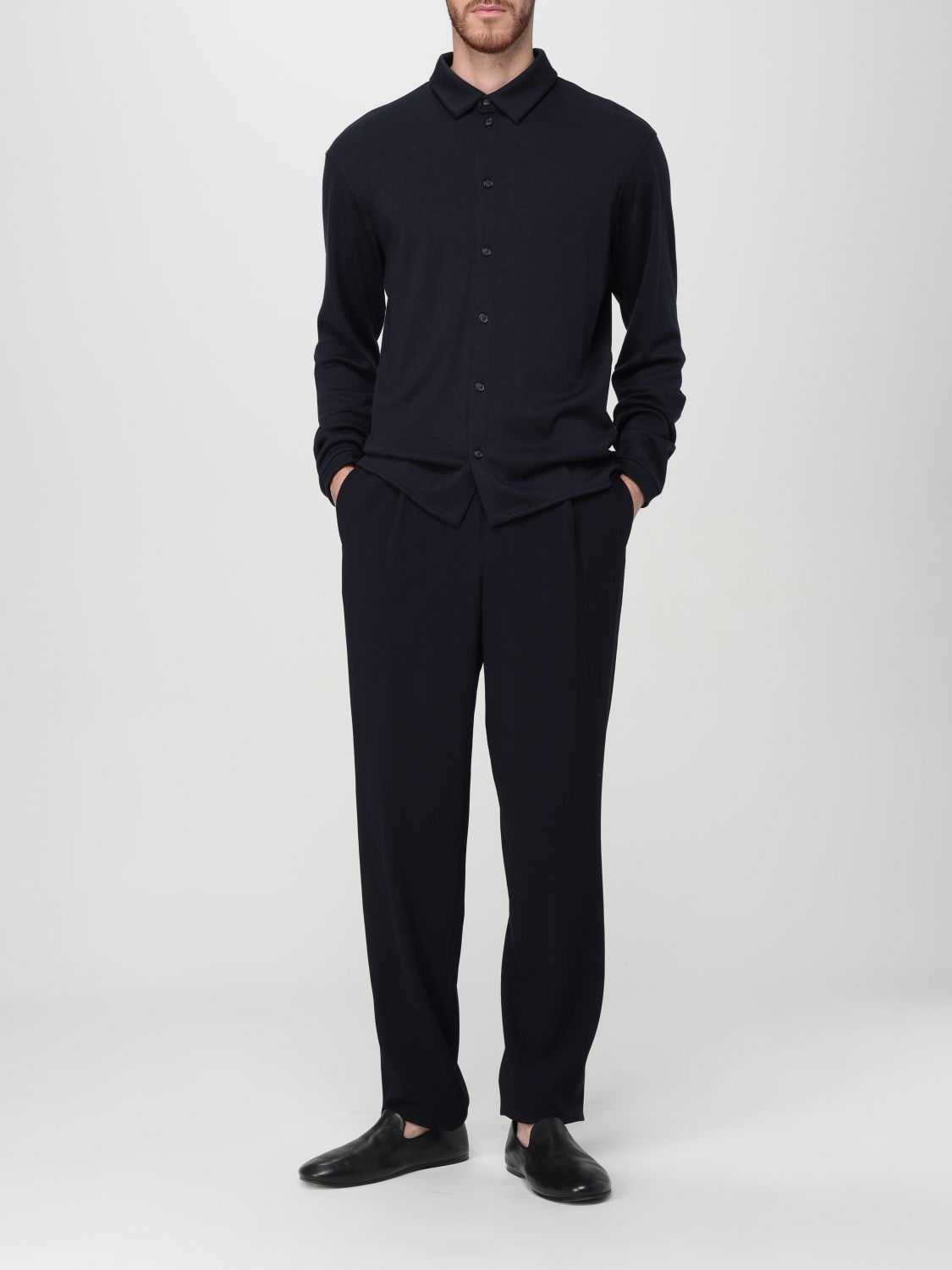 Pants Men color Black