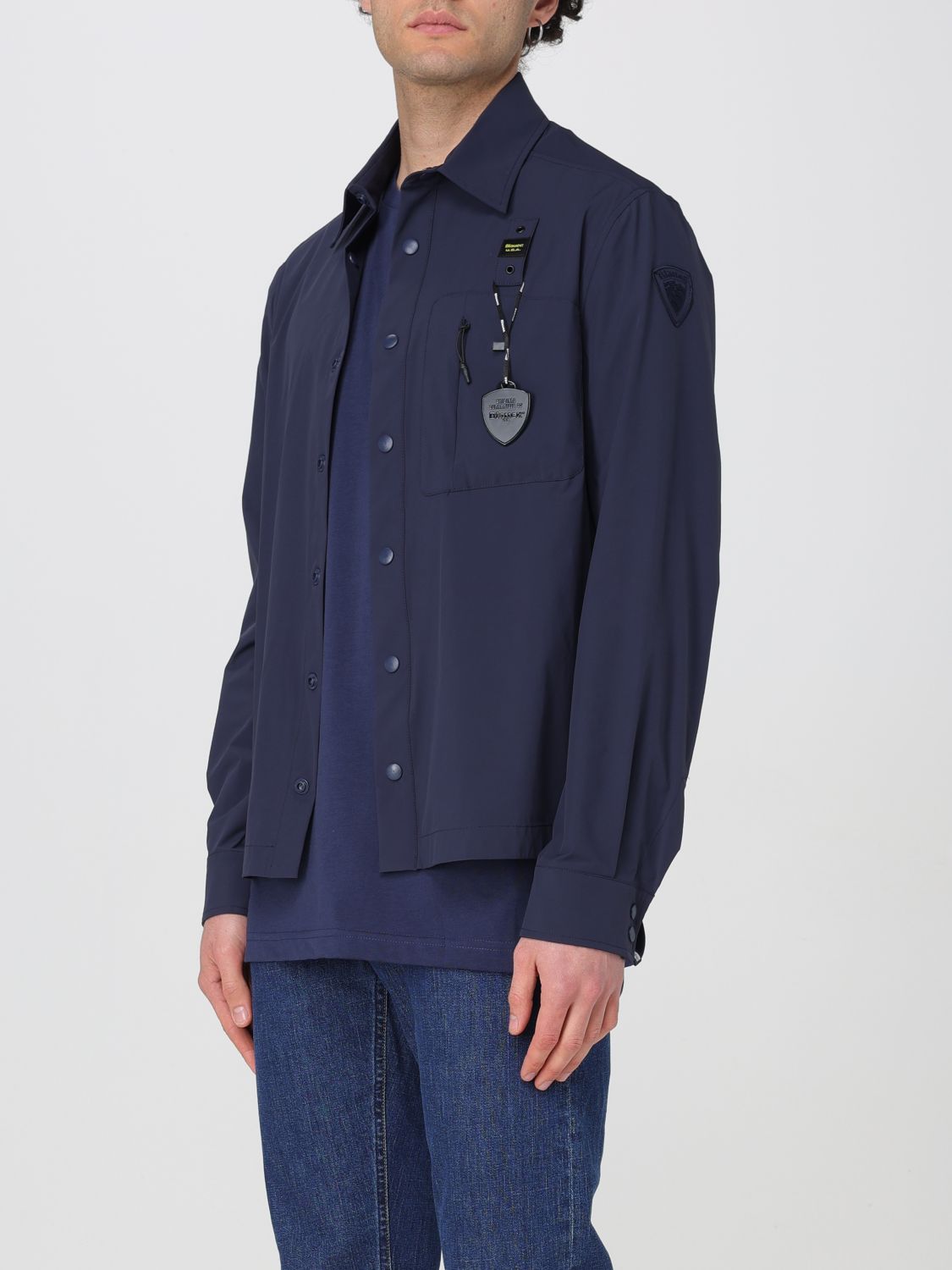Jacket BLAUER Men color Blue