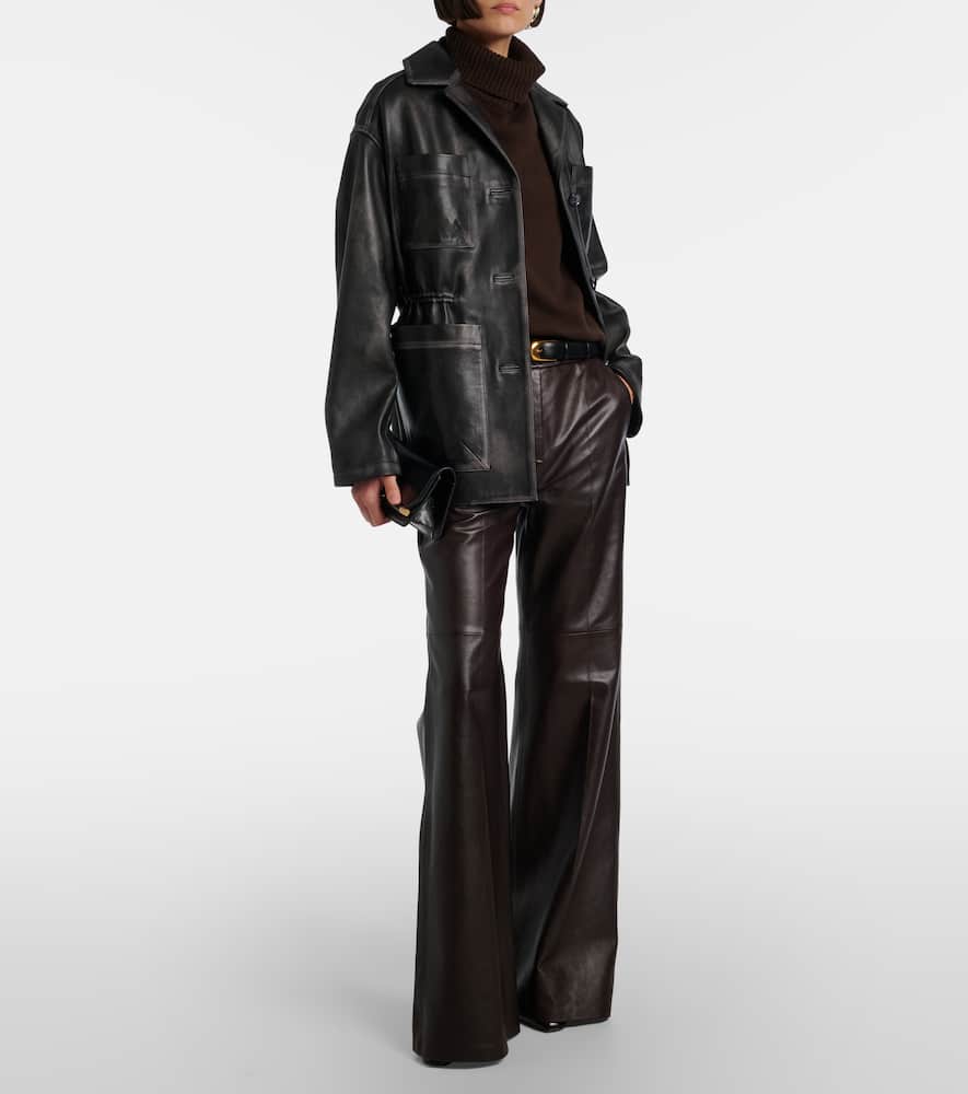 Sleek Statement leather jacket