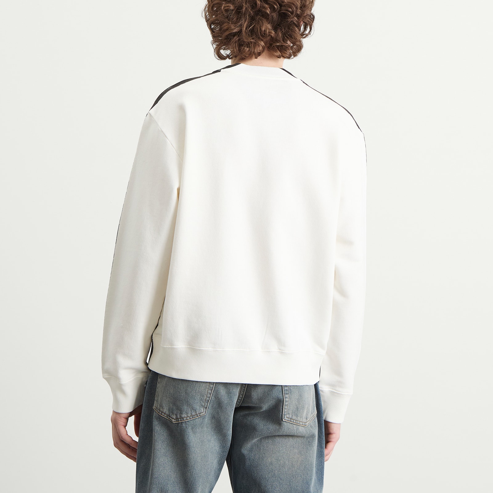 Men's Printed Tag Sweatshirt Off White