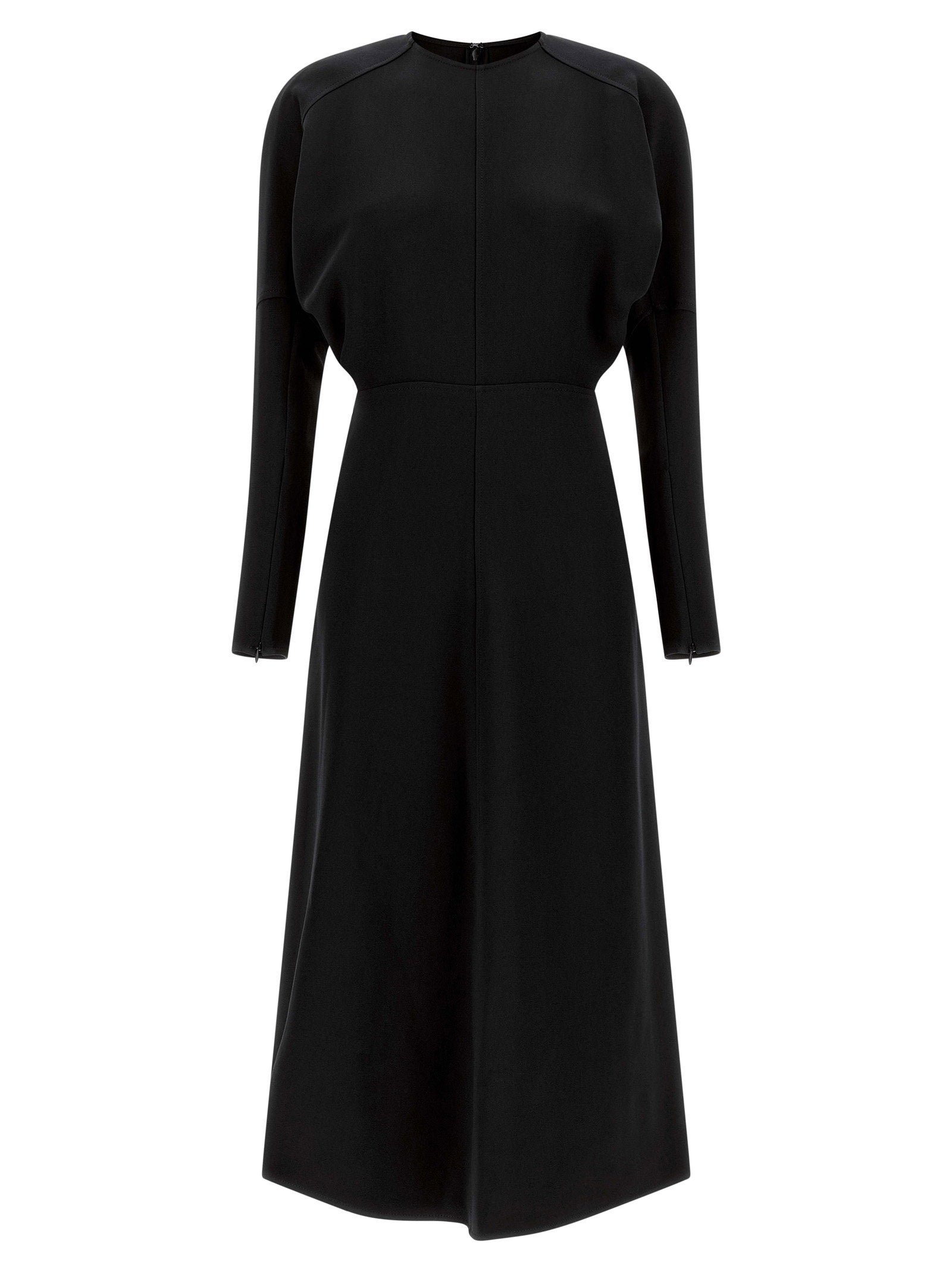 Dolman Sleeve Dress — Black