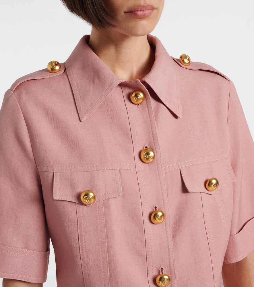 Cashmere and cotton jacket
