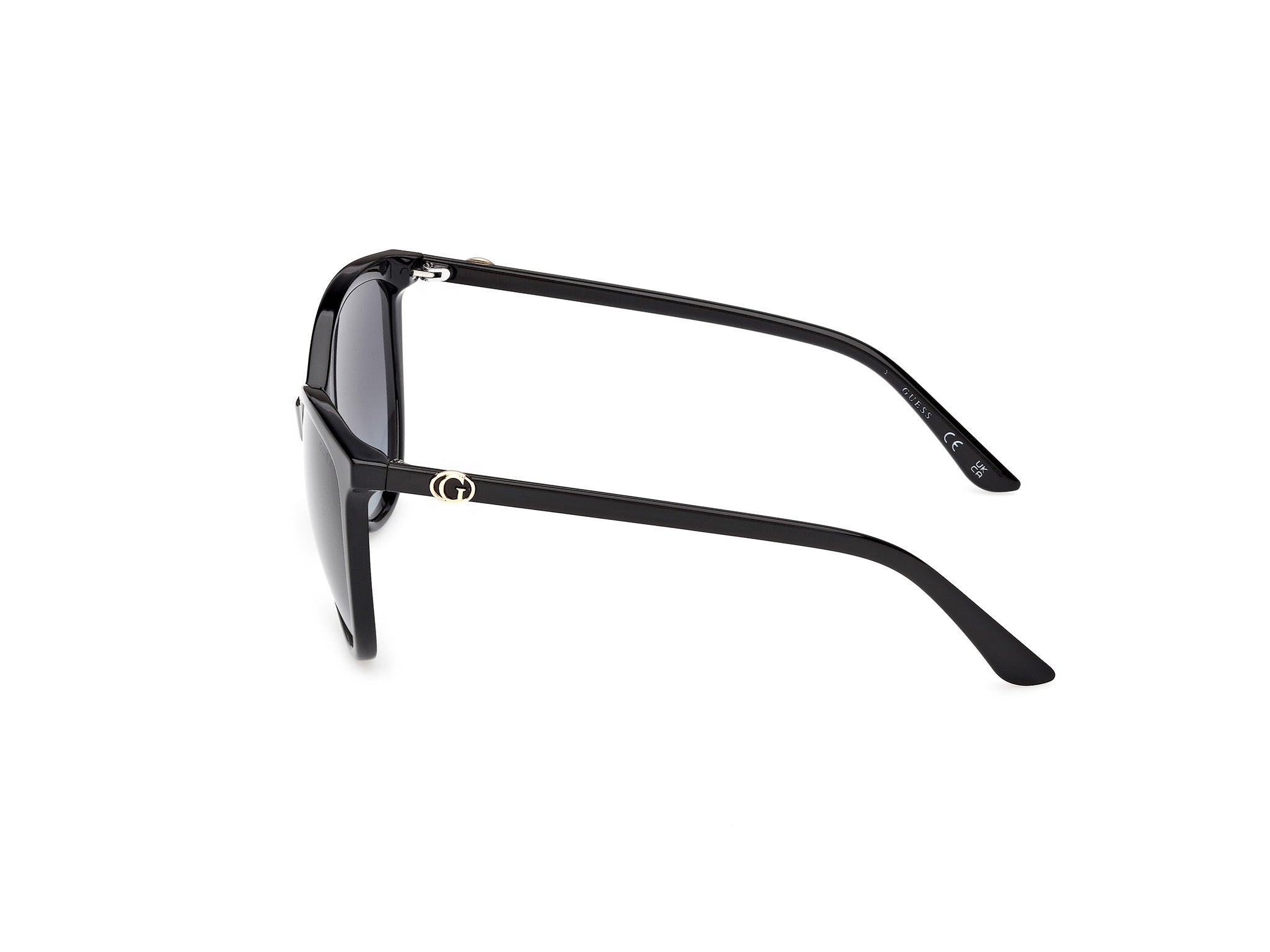Guess Mujer Guess GU00256 01B Gafas de sol Inyectado Negro Fumar Cat Eye Norma