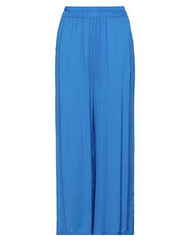 B. yu Woman Pants Azure Size XS Viscose